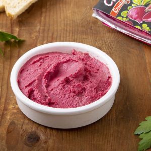 Hummus di ceci e barbabietola